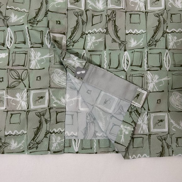 Columbia Men's Super Slack Tide Camp Shirt, Cool Green Trout Batik 5XL - Picture 6 of 13